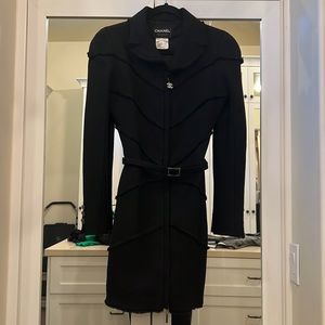 CHANEL Wool Blend Coat